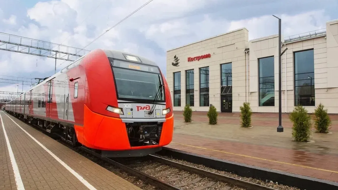 Скоростные «Ласточки» между Москвой и Костромой с 25 по 31 августа будут ходить в удвоенном составе